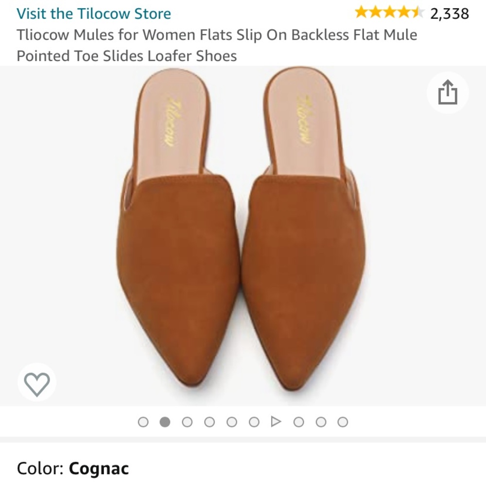 BRAND NEW Tilocow Slip-on Flat Mules